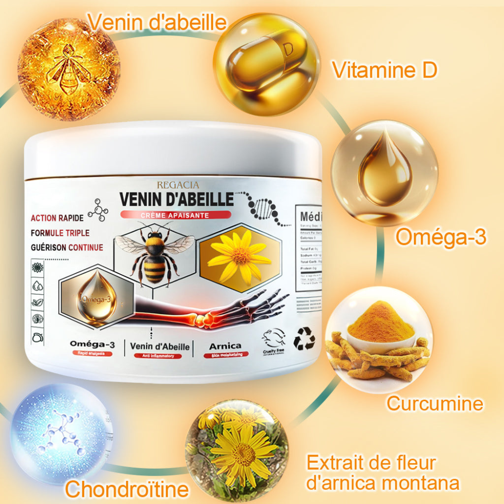 Crème Apaisante au Venin d'Abeille